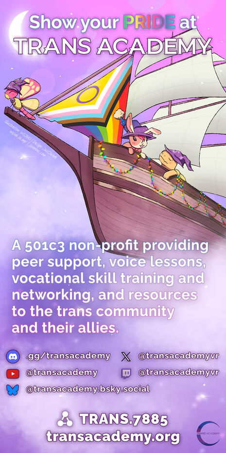 Trans Academy Pride poster